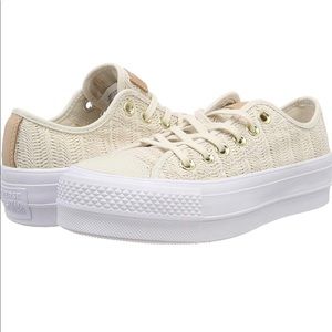 Converse Crochet Platform Sneakers